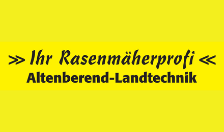 Kundenlogo von Altenberend Landtechnik - Ihr Rasenmäherprofi