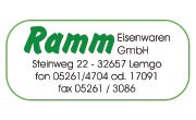 Kundenlogo Glaserei Ramm Eisenwaren GmbH