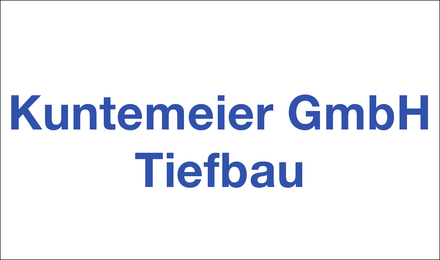 Kundenlogo von Kuntemeier GmbH Tiefbau