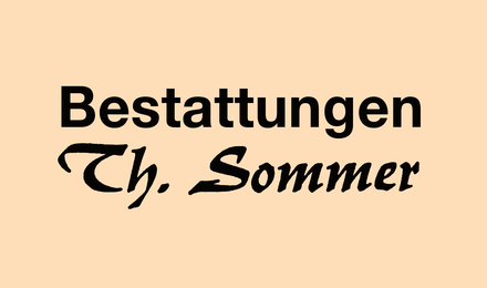 Kundenlogo von Theodor Sommer GmbH Bestattungen