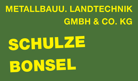 Kundenlogo von Schulze-Bonsel Metallbau u. Landtechnik GmbH & Co. KG