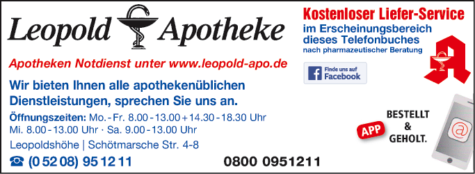 Anzeige Leopold-Apotheke