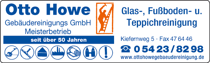 Anzeige Howe Gebäudereinigungs GmbH