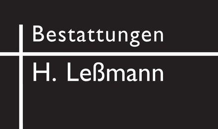 Kundenlogo von Herbert Leßmann Beerdigungen