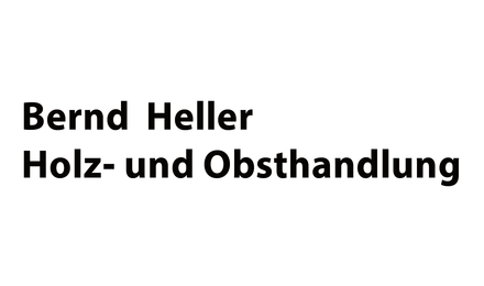 Kundenlogo von Heller Bernd Holz- und Obsthandel