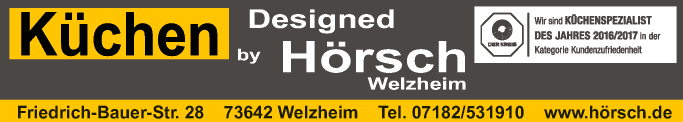 Anzeige Küchenstudio Hörsch GmbH