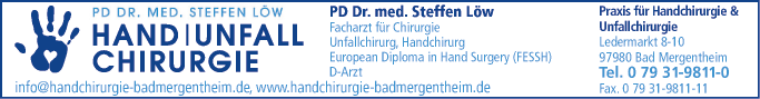 Anzeige Dr. med. Steffen Löw