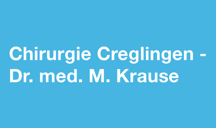 Kundenlogo von Chirugie Creglingen - Dr. med. Matthias Krause