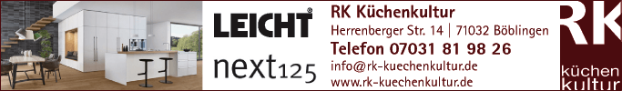 Anzeige RK Küchenkultur GmbH