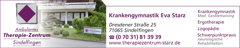 Anzeige Ambulantes Therapiezentrum