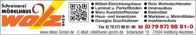 Anzeige Wolz GmbH