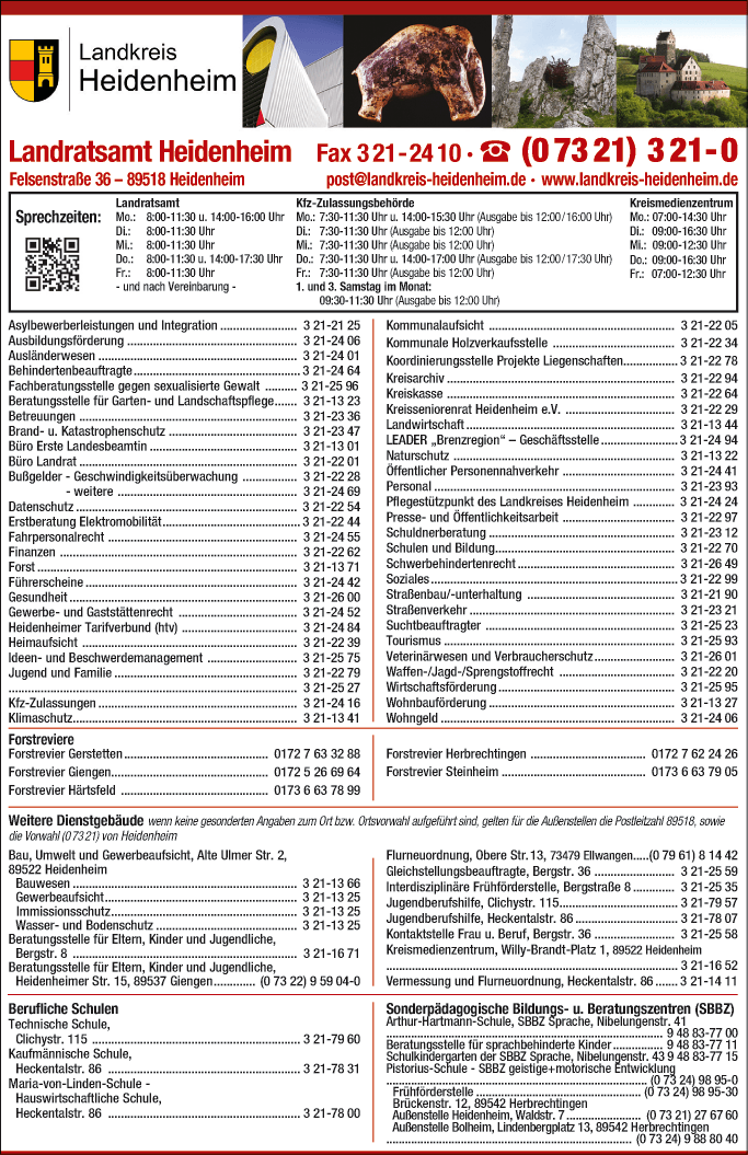 Anzeige Landratsamt Heidenheim