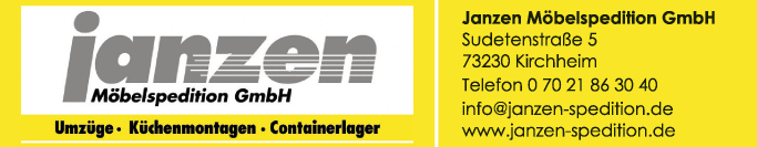 Anzeige Umzüge Janzen Möbelspedition GmbH