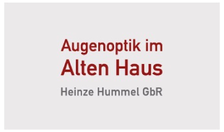 Kundenlogo von Augenoptik im Alten Haus Heinze Hummel GbR
