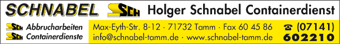 Anzeige Schnabel Holger