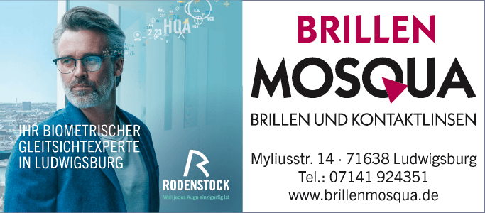 Anzeige Brillen - Mosqua GmbH