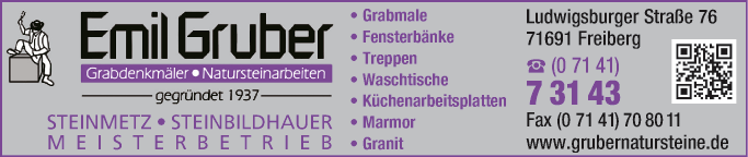 Anzeige Gruber