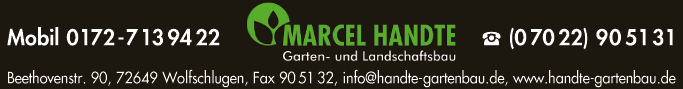 Anzeige Marcel Handte GmbH
