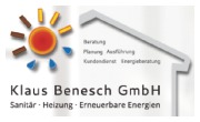 Kundenlogo Klaus Benesch GmbH - Sanitär-Heizung - Erneuerbare Energien