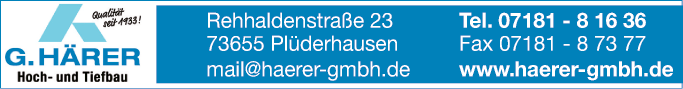 Anzeige Härer G. GmbH