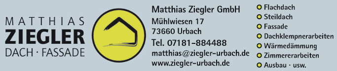 Anzeige Ziegler Matthias GmbH