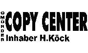Kundenlogo Gmünder Copy Center Inh. H. Köck