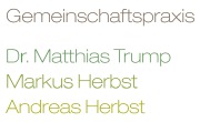 Kundenlogo Gemeinschaftspraxis DRes.med. Matthias Trump, Markus Herbst, Andreas Herbst