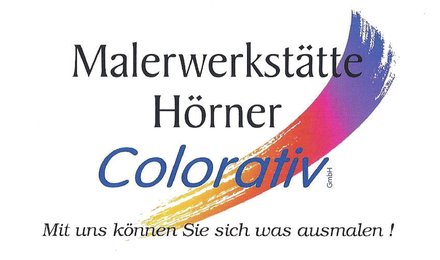 Kundenlogo von Malerwerkstätte Hörner Colorativ GmbH