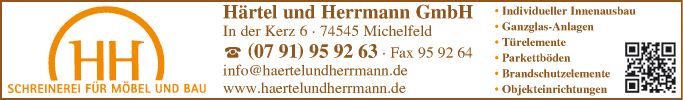 Anzeige Härtel & Herrmann GmbH