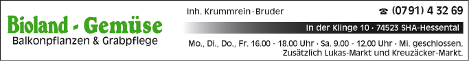 Anzeige Bioland Karin Krummrein-Bruder