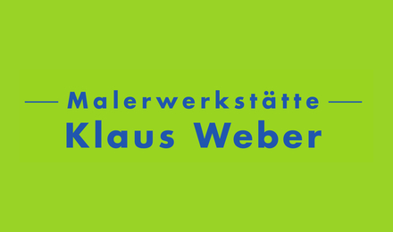 Kundenlogo von Malerwerkstätte Klaus Weber