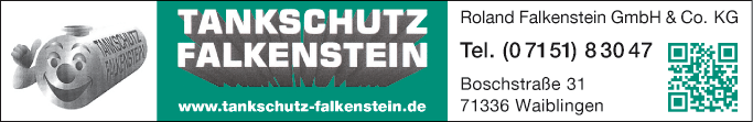 Anzeige Tankschutz Falkenstein