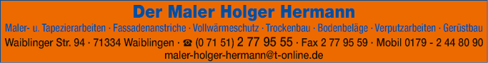 Anzeige Der Maler Holger Hermann