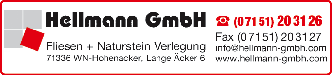 Anzeige Hellmann GmbH