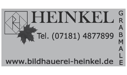 Kundenlogo von Bildhauerei Heinkel, Grabmale und Steingestaltung