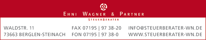 Anzeige Ehni Wagner & Partner