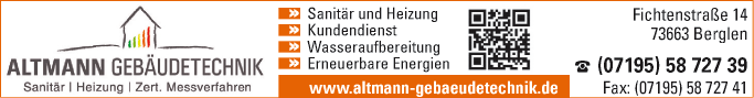 Anzeige Altmann Marcus Gebäudetechnik
