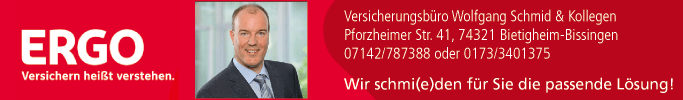 Anzeige ERGO Versicherungen, Wolfgang Schmid