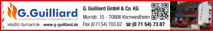 Anzeige Guilliard G. GmbH & Co. KG