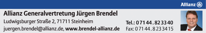Anzeige Brendel Jürgen
