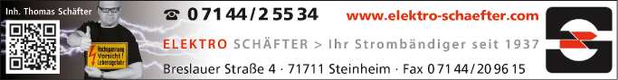 Anzeige Schäfter Thomas