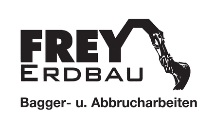 Kundenlogo von Frey Erdbau - Bagger- und Abbrucharbeiten