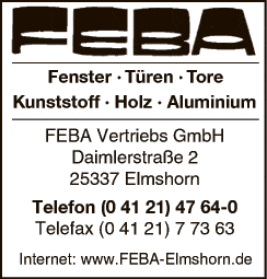 Anzeige FEBA Vertriebs GmbH