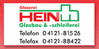 Kundenlogo Glaserei Hein GmbH Glasbau u. Glasschleiferei