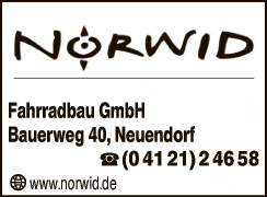 Anzeige Norwid Fahrradbau GmbH