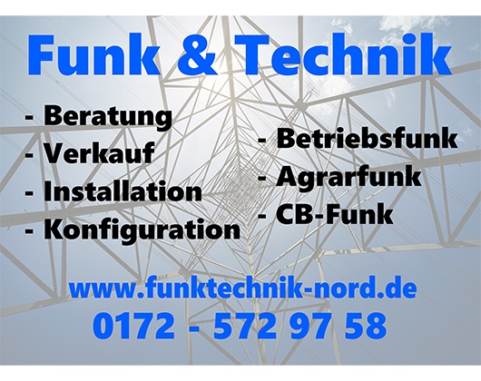 Kundenbild groß 1 Funk & Technik - Funktechnik Nord - Florian Welzel