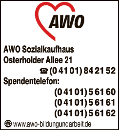 Anzeige AWO Bildung und Arbeit gemeinnützige GmbH