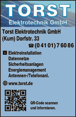 Anzeige Torst Elektrotechnik GmbH