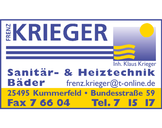 Kundenbild groß 1 Krieger Frenz Inh. Klaus Krieger Heizung - Lüftung - Sanitär