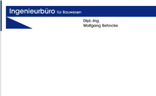 Behncke Wolfgang Ingenieurbüro für das Bauwesen in Husby - Logo